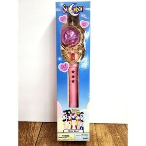 Sailor Moon Wand Stick Rod Irwin Toy 2000 Pink Rare Vintage New In Box Cosplay